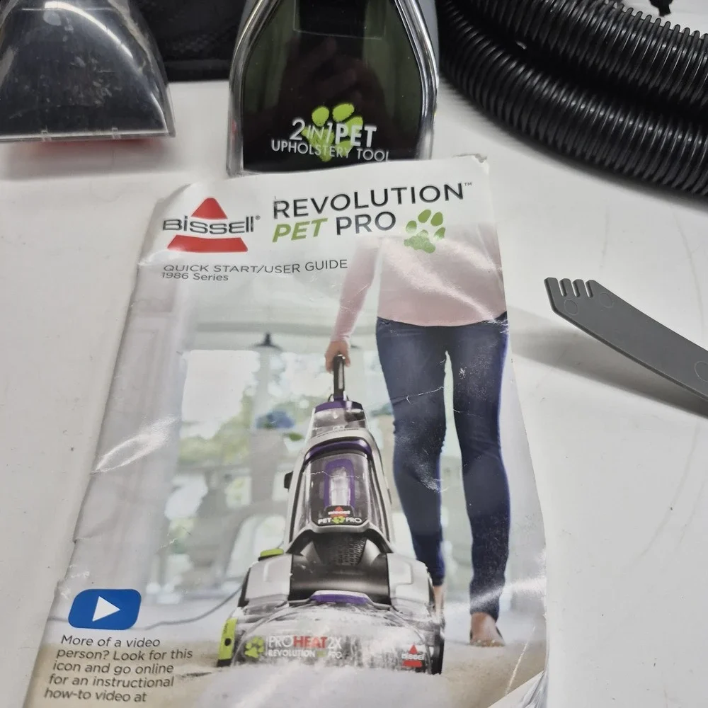 Bissell Revolution Pet Pro 2 in 1 Upholstery Tool Hose & Attachment Model 1986